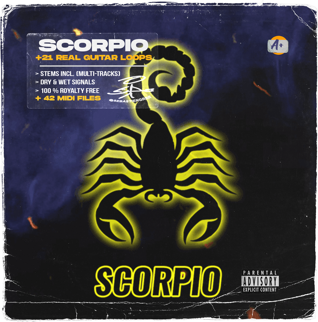 SCORPIO Guitar Loop Pack 100 Royalty Free GRAUX Guitar Loops